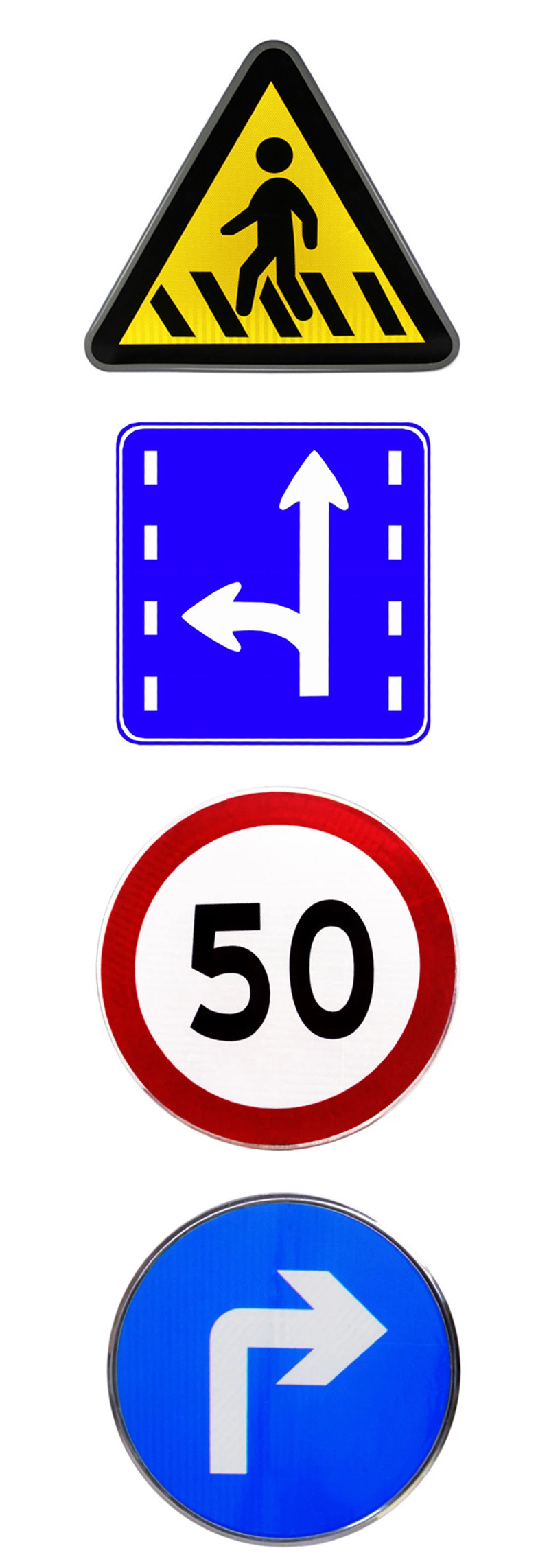 Aluminum Reflective Highway Road Traffic Speed Limit Sign