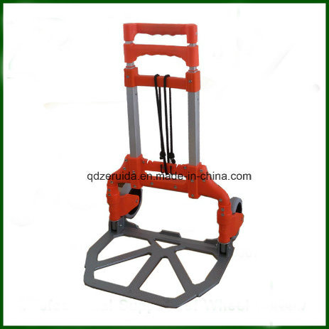170 Lbs Cart Folding Dolly Push Truck Hand Collapsible Trolley Luggage Aluminium