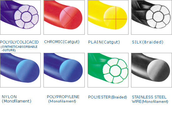 Absorbable Surgical Suture Thread with Needle Plain Catgut