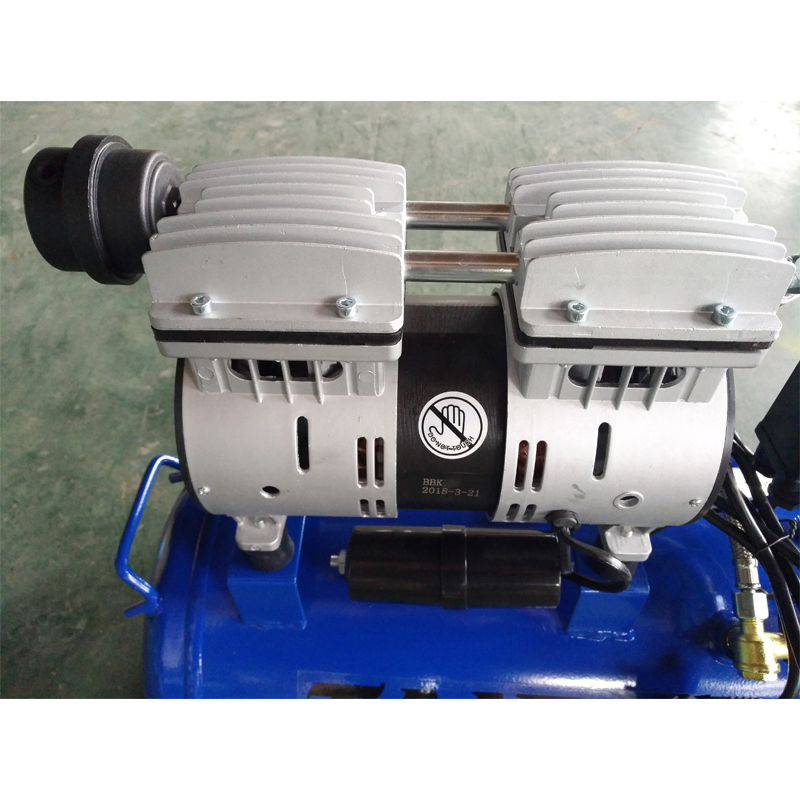 750W 30L Air Screw Rotary Portable Oilfree Oilless Piston Compressor Pump