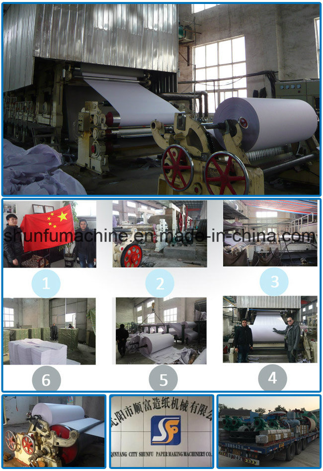 Wood Pulp Raw Materials A4 Size Copy Paper Making Machine Production Line