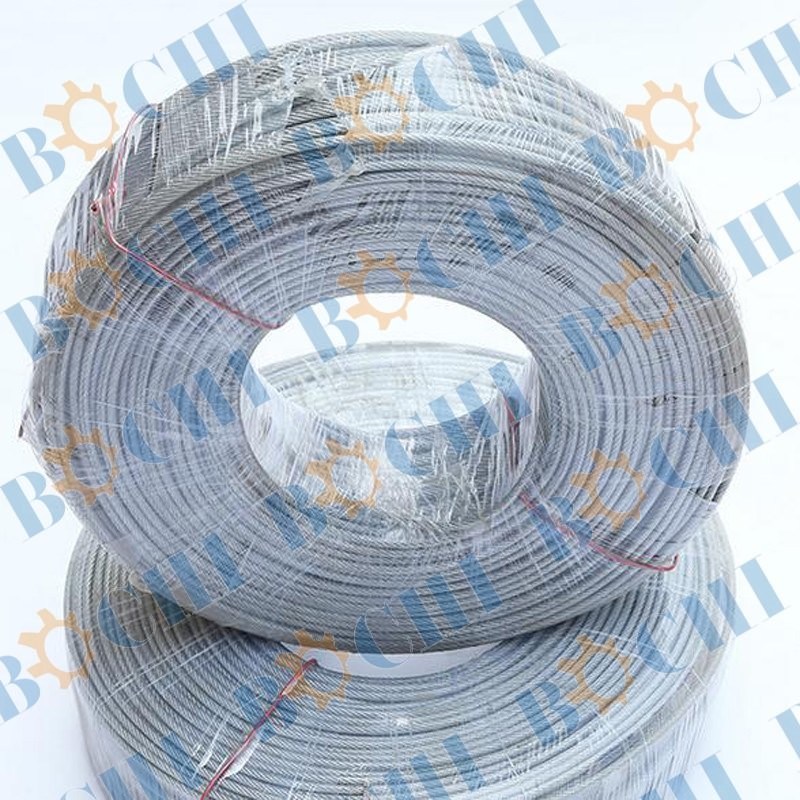 Nylon/PE/ PVC/PA/PP Coated Galvanized Anti-Rust Steel Wire Rope