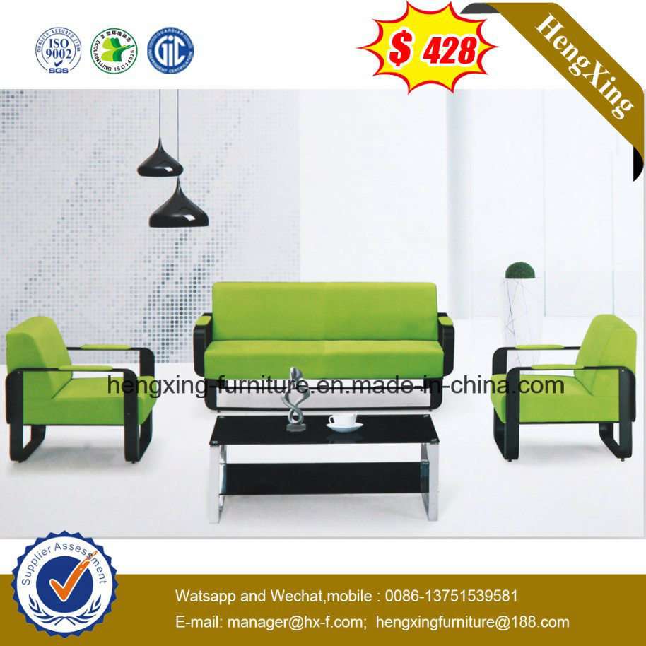 Fashion Style Metal Structure Genuine Leather Sofa (HX-CS039)