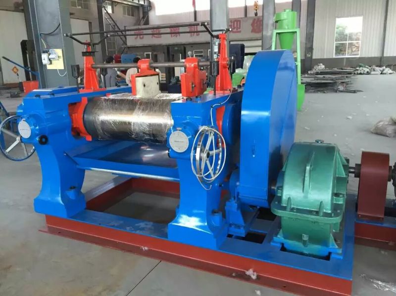 Ball Bearing Bush Two Roll Rubber Mixing Mill Machine