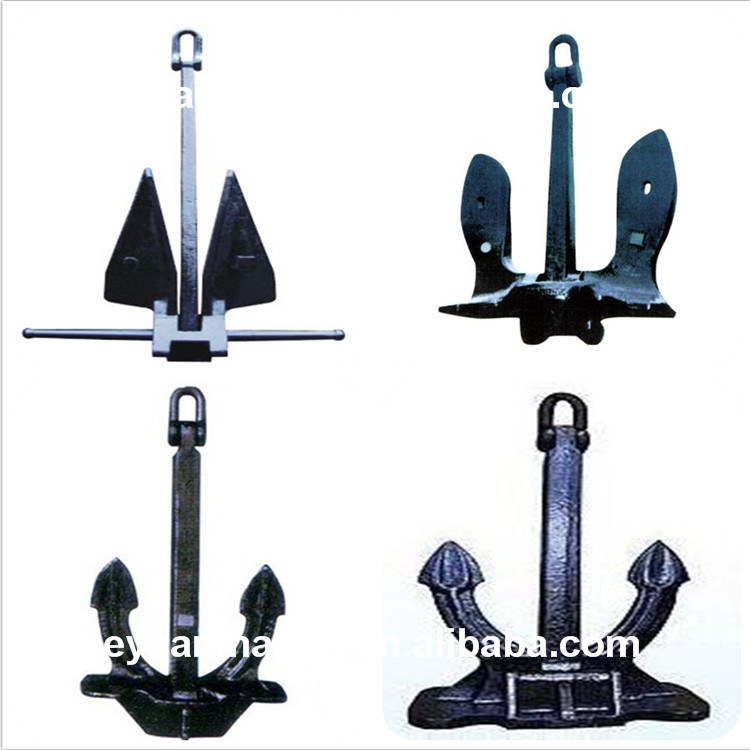 Ship Anchors Hot-DIP Galvanized or Black Painted with Competitive Prices