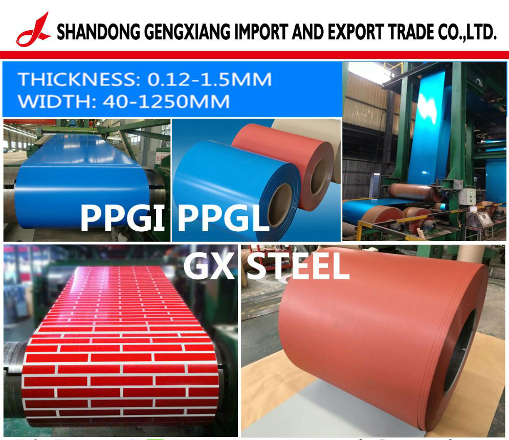 Manufacturer Hot Dipped Color Coated Galvanized PPGI/Prepainted Steel Coils