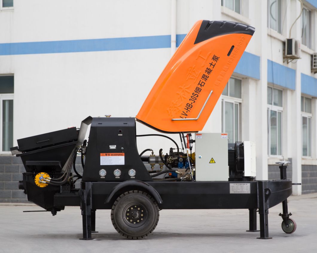 Portable Mini Fine Stones Concrete Transportation Pumps and Mortar Pumps