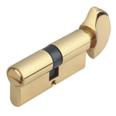 Zinc/Brass/Aluminum Door Lock Cyliner (70BK-K)