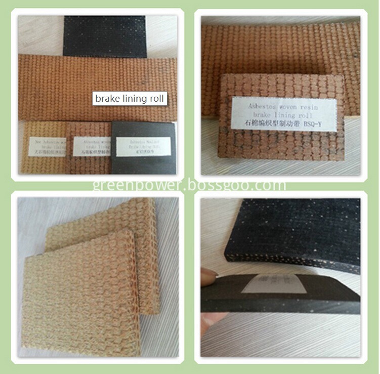 High Quality Woven Brake Lining Roll