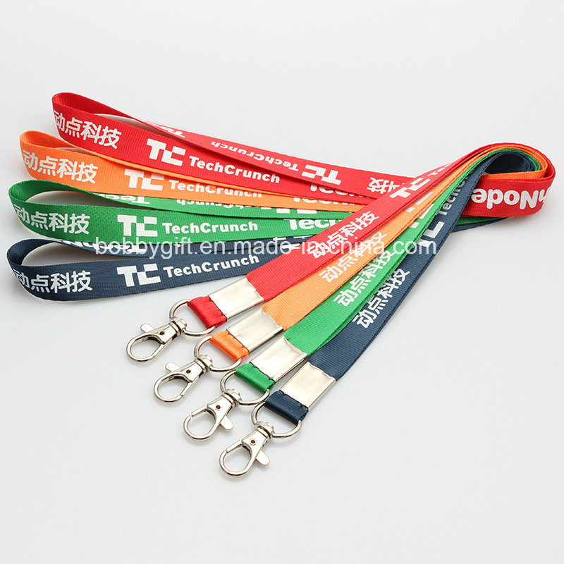 High Quality Screen Print Polyester Lanyard