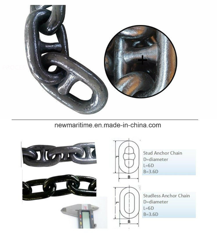 Marine Steel Anchor Chain, Link Chain