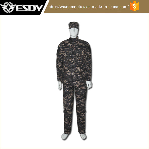 Black Color Military Uniform for Outdoor Hunting Shooting