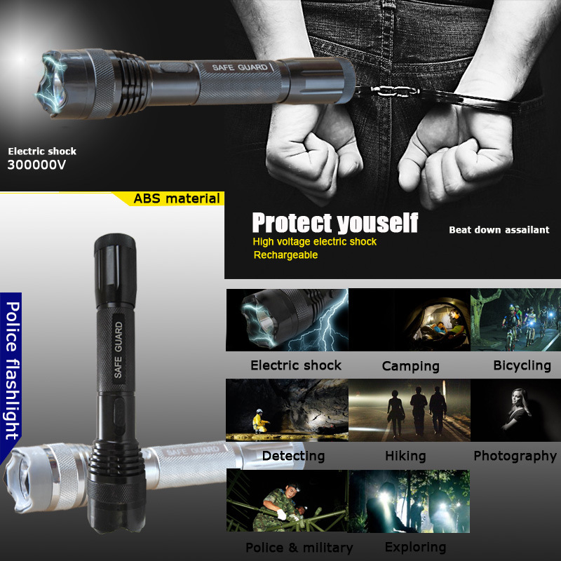 USB Cable 4million Volt Aluminum Alloy Stun Weapon Stun Guns