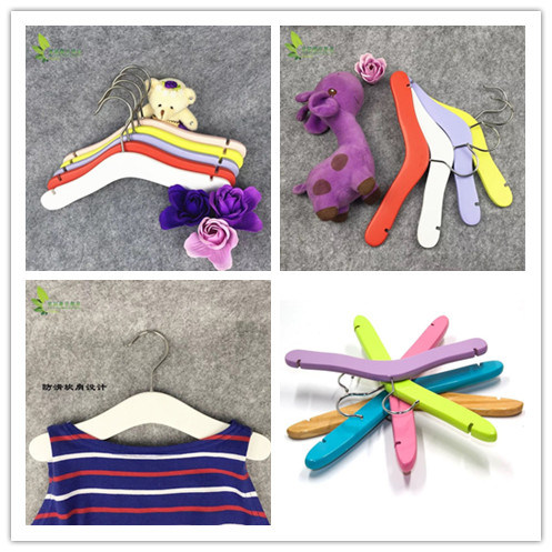 High Quality Wooden Children Hanger for Clothes Shop