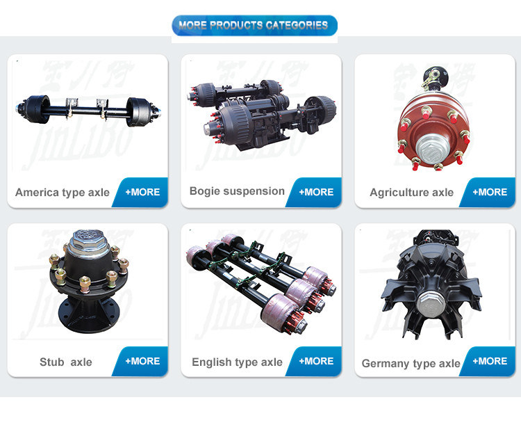 Semi Trailer Axle - 6holes Axle Sales to UAE