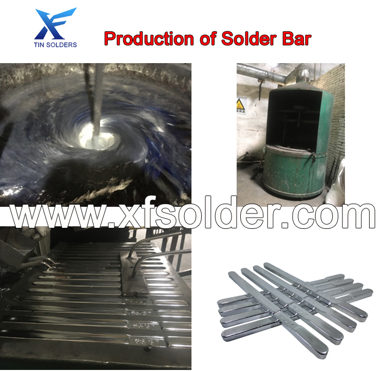Tin Lead Free Solder Bar Rod Good Wetting Low Oxides, Low Drossing Exporter Tin-Copper (Sn99.3/Cu0.7)