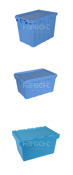 Fold up Collapsible Plastic Crate Used for Storage