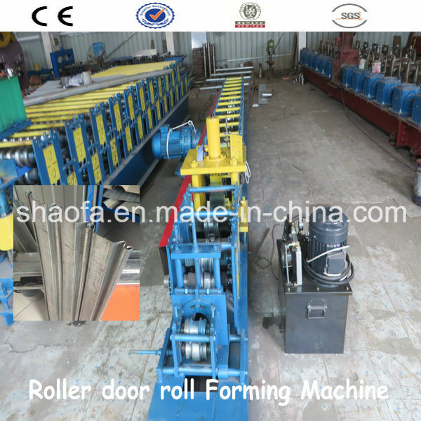 Hot Sale Aluminum Shaped Roller Shutter Door Roll Forming Machine