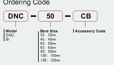 CB-80 ISO 15552 Standard Pneumatic Cylinder Aluminum Accessories