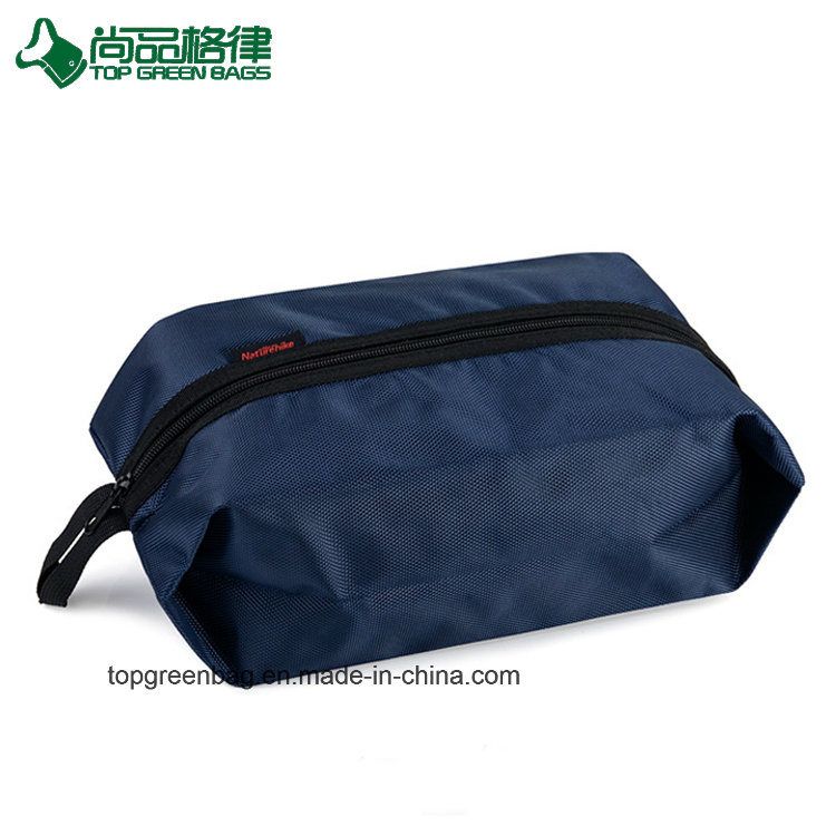 Custom Fashion Nylon Foldable Shoe Travel Bag with Zipper