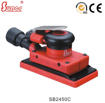 Central Vacuum Air Orbital Sander with Square Pad