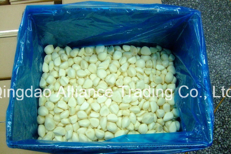 IQF Frozen White Garlic Cloves with Kosher Certificate