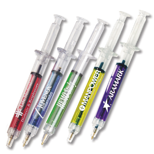 Plastic promotional Syinge Pens (PM030)
