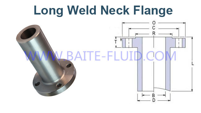 En1092 ANSI B16.5 DIN Forging Long Weld Neck Flange for Pipe Flange Types