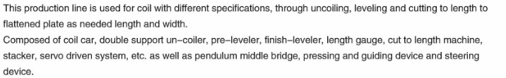 Cut-to-Length and Slitting Lines