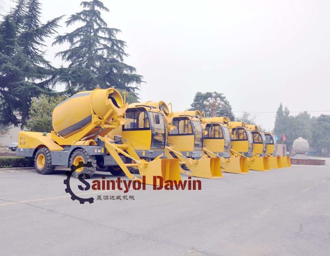 3.5 M3 Mobile Mini Self Loading Concrete Mixer Truck From Saintyol Dawin Machinery China