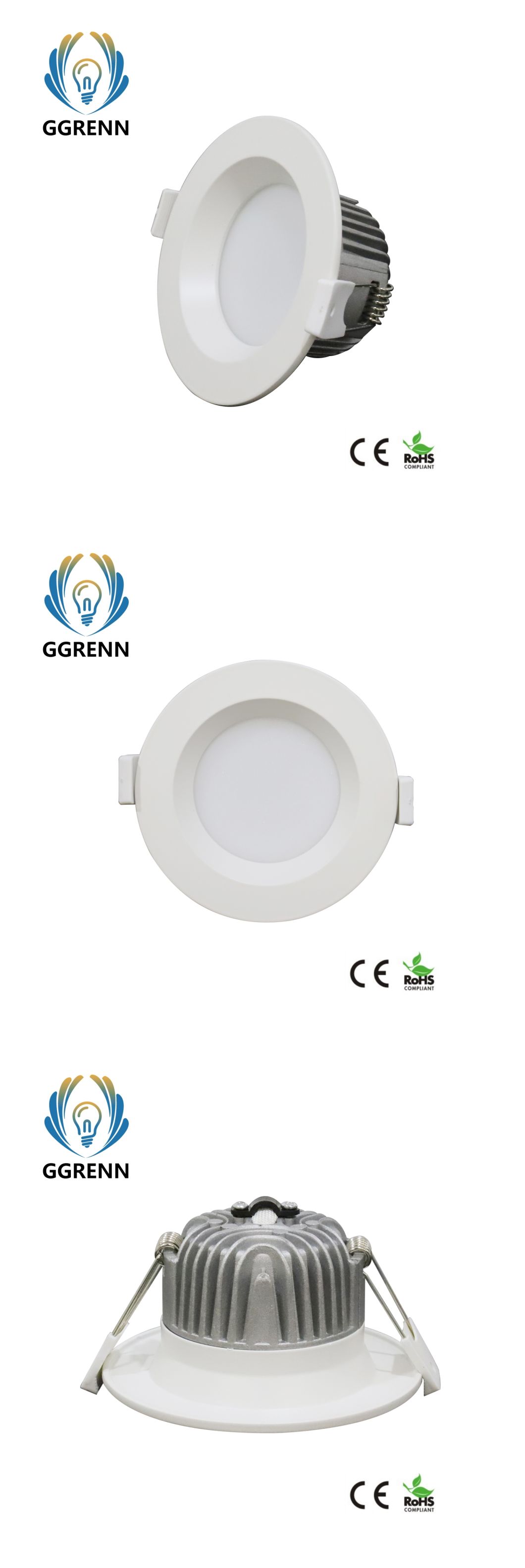 Hot Sale 3W/5W/7W LED COB Bathroom Light Alumium LED Downlight