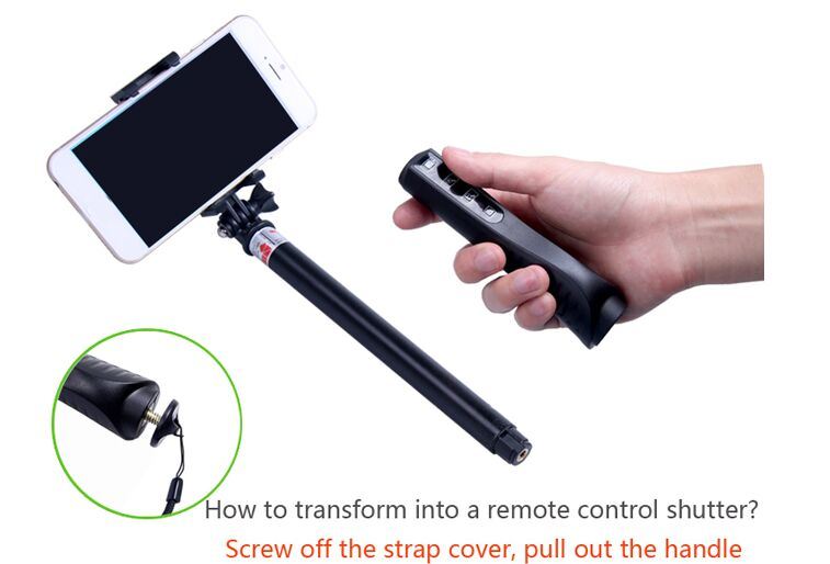 Mini Wireless Monopod Bluetooth Selfie Stick with Camera Monopod Zoom (OM-RK85)