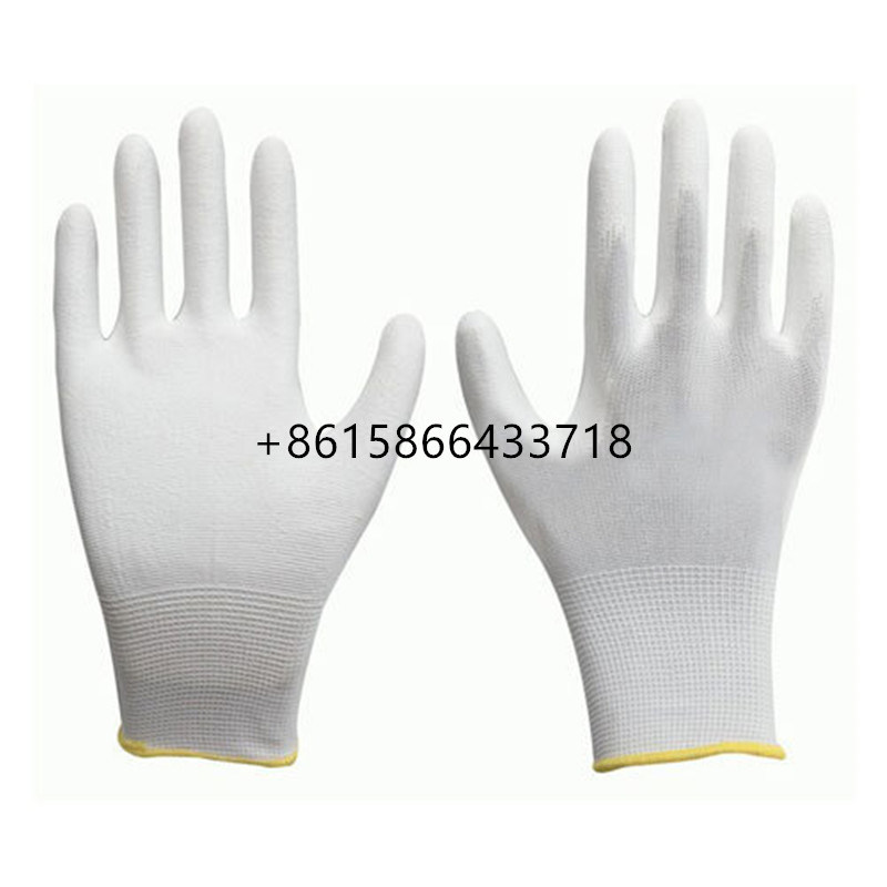 Polyurethane (PU) Coated Nylon Safety Work Gloves 12 Pairs / Dozen, Knit Wrist Cuff, for Precision Work, for Men & Women