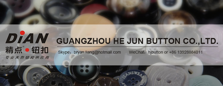24L & 32L 4 Holes Custom Horn Button Company for Clothes Suiting Buttons Manufacturer