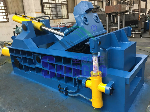 Hydraulic Metal Shavings Compactor (factory)