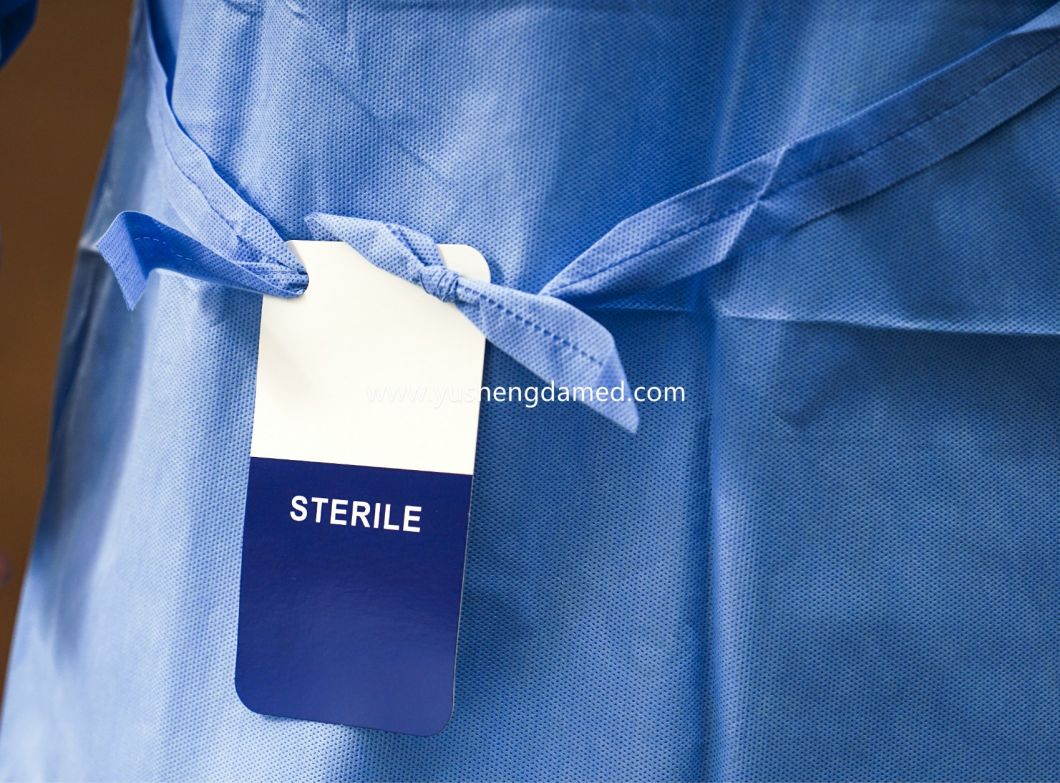 Anti-Permeated Soft Surgeon Polyethylene PE CPE PP Disposable Surgical Gowns