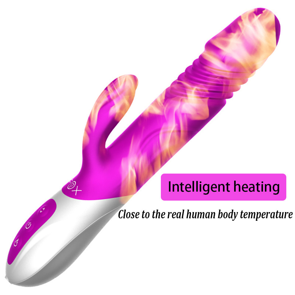 Silicone Dildo Vibrator Intelligent Heating Sex Machine Female Masturbation Clitoris Massager Sex Toys for Woman