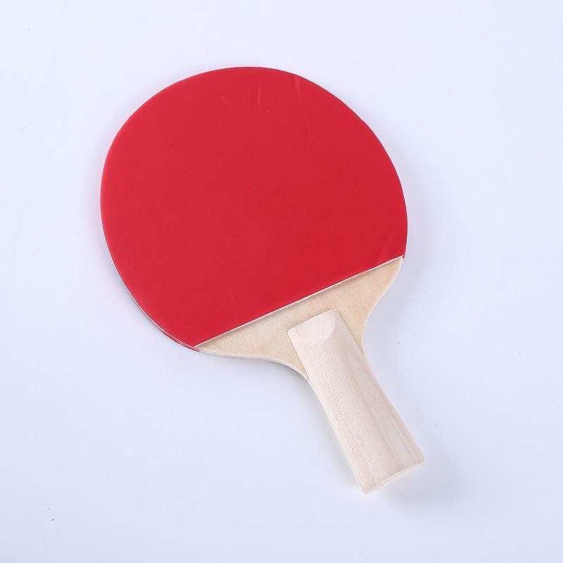 Cheap Red & Blue Color Ping Pong Paddle with 2 Balls Set with PE Bag Packing