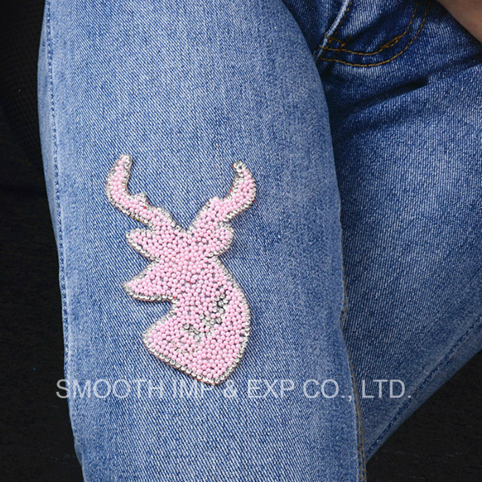 Fashion Hotfix Beaded Crystal Iron on Patches Gament Accessories Transfer