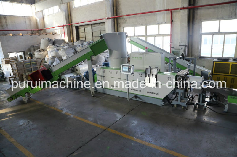 PE PP Raffia Film Recycling Plastic Granulator Machinery