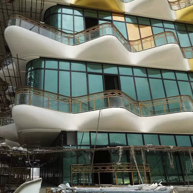Curved Aluminium Panels for Curtain Wall System Use