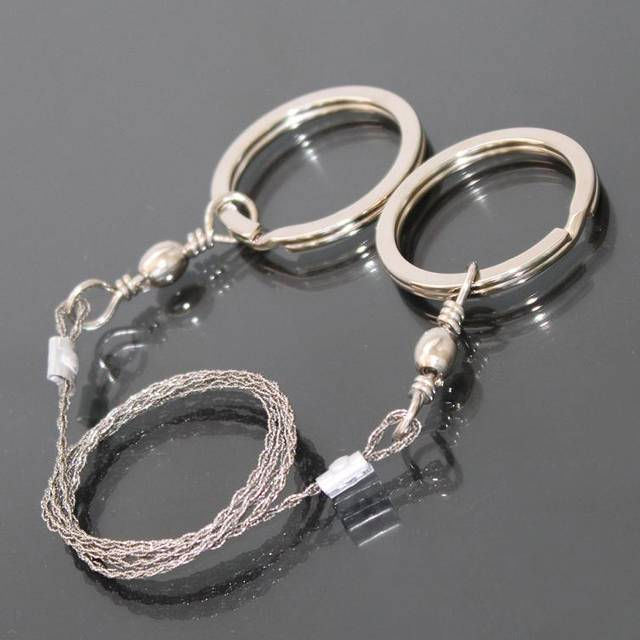 Stainless Steel Wire Saw Outdoor Practical Camping Emergency Survival Gear Tools