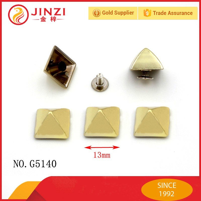 Fashion Pyramid Shinning Decorative Metal Stud Rivet for Bag Parts