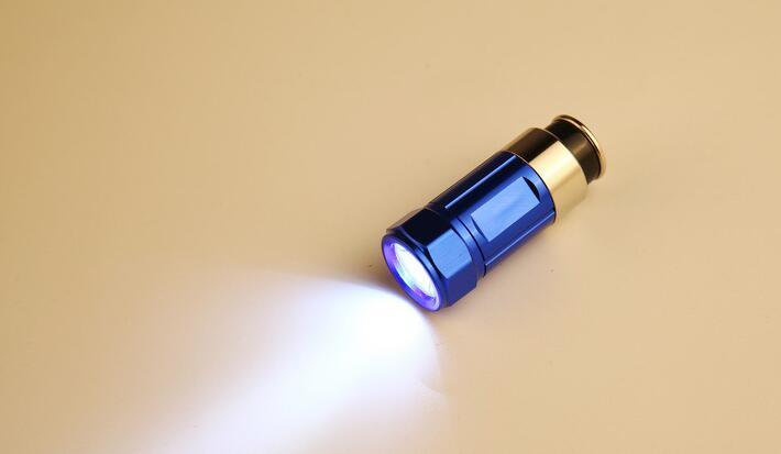 Waterproof Smallest Cr2032 Button Cell Aluminum Mini Flashlight