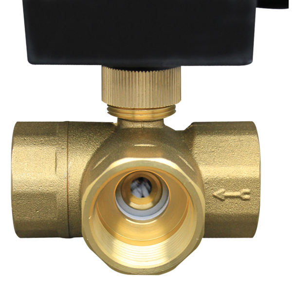 Hydraulic Directional Control Electric Brass Water Flow Valve