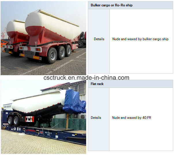 2 Axles China Truck Trailer Manufacturer Supply Bulk Cement Tank Trailer Semi Tanker Trailers