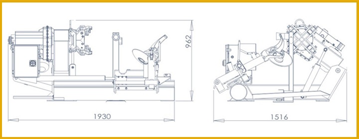 Truck Tire Changer, Truck Repair Machine