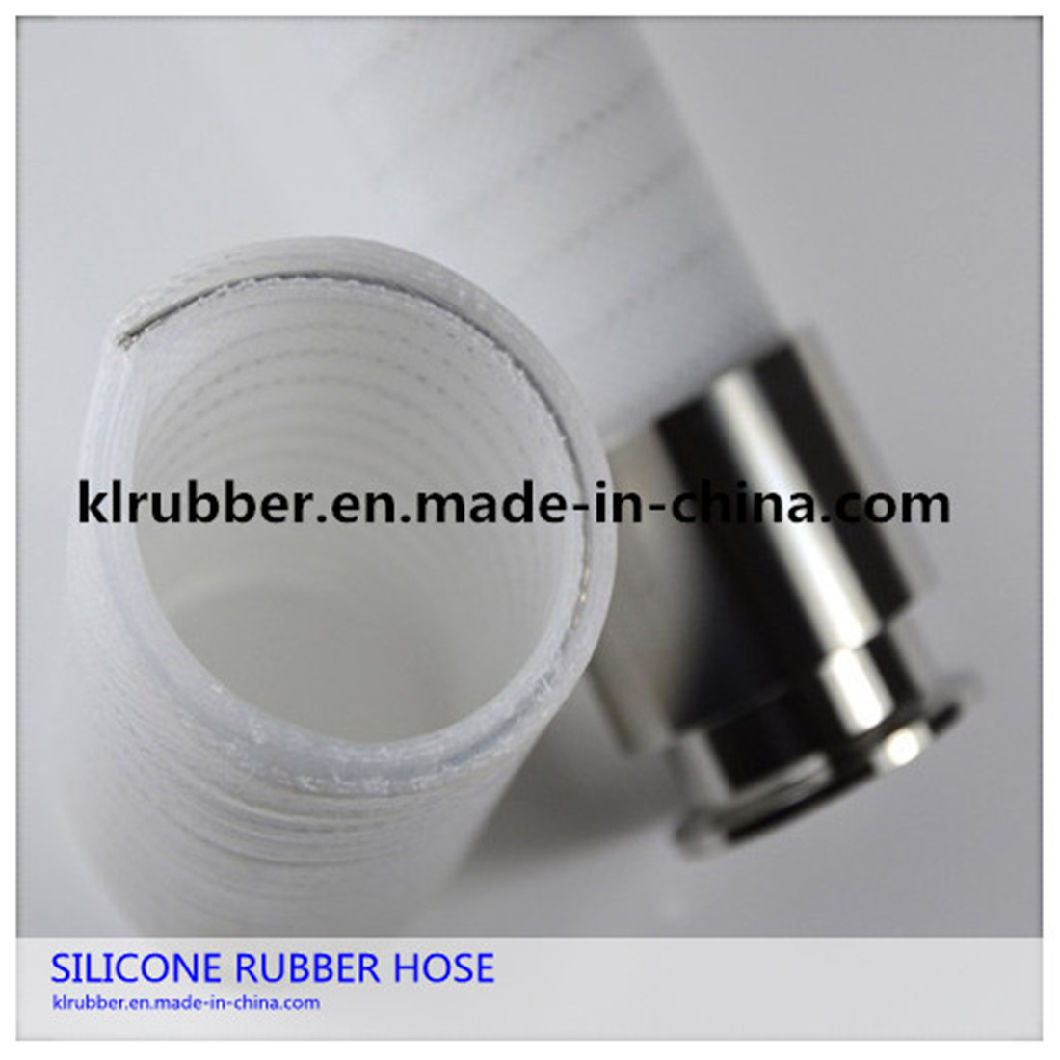 Food Grade Platinum Cured Transparent Polyester Braided Silicone Rubber Hose