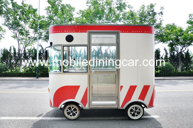 Customized Small Vending Cart for Selling Food