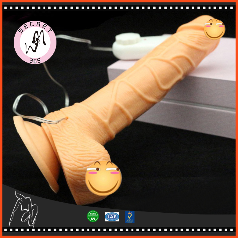 Adult Sex Toy Vibrating Realistic Dildo for Women